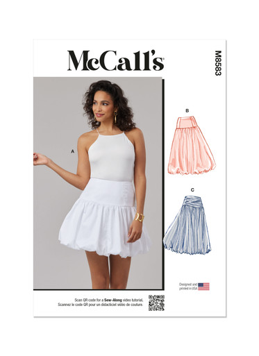 割引購入 | M8583 McCall's Lengths Two in Skirt Misses' Pattern Sewing サイドテーブル・ナイトテーブル・ローテーブル