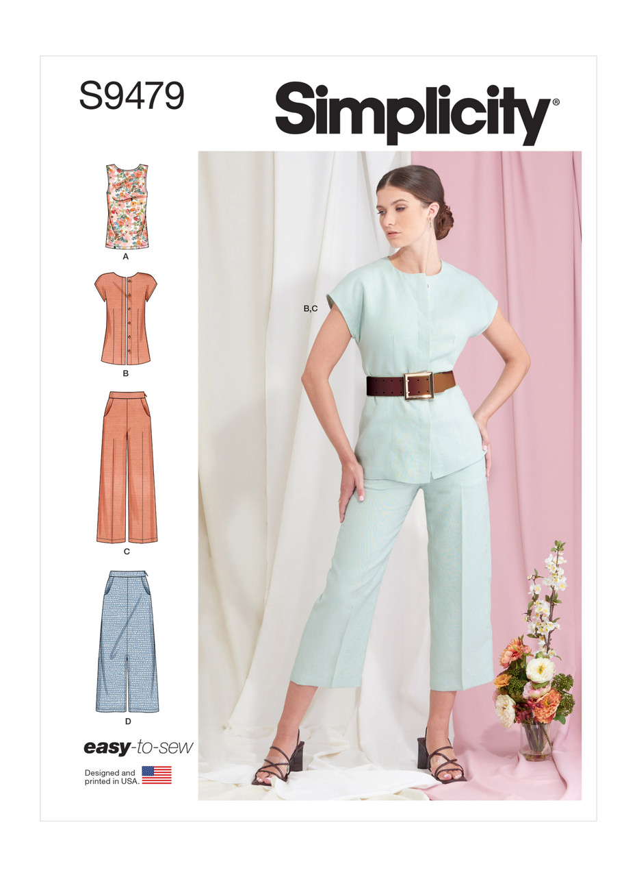 Simplicity S9479 | Misses' Sportswear | Front of Envelope