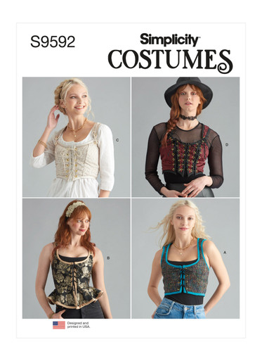 corset dress pattern simplicity S3095 | Simplicity Sewing Pattern Design Your Own Corset
