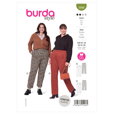 BUR5946 | Burda Style Pattern 5946 Misses' Trousers | Burda Style