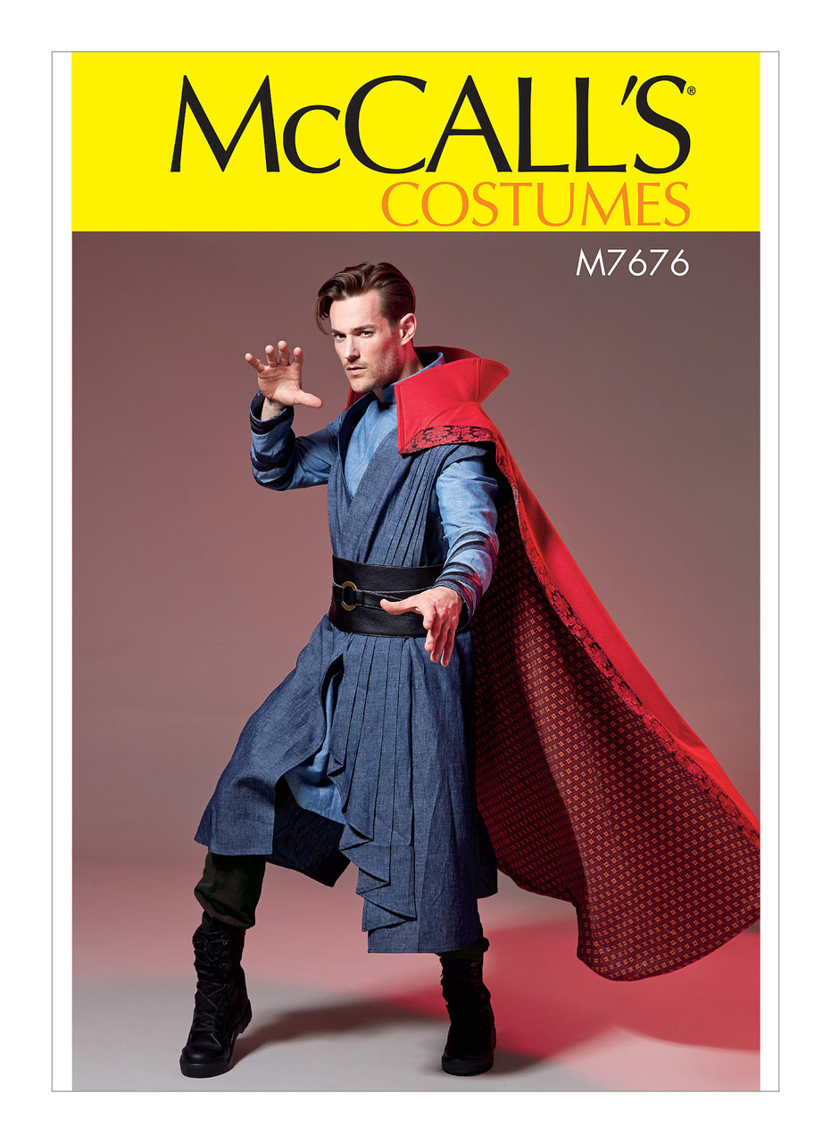 McCall's M7676 | Men's Costume | Front of Envelope
