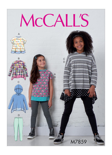 M7859 (PDF) | Children's and Girls' Tops and Leggings