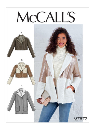 M7877 (PDF) | Misses' Jackets | McCall's Patterns