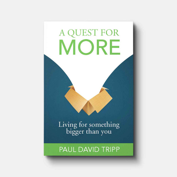 A Quest for More: Living for Something Bigger than You Biblical Counseling A Quest for More: Living for Something Bigger than You Biblical Counseling