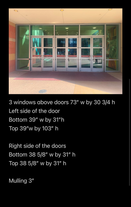 Phoenix CC - Window Cling Branding 7