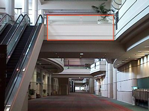 Hall B4 Handrail Adjacent to Escalator
