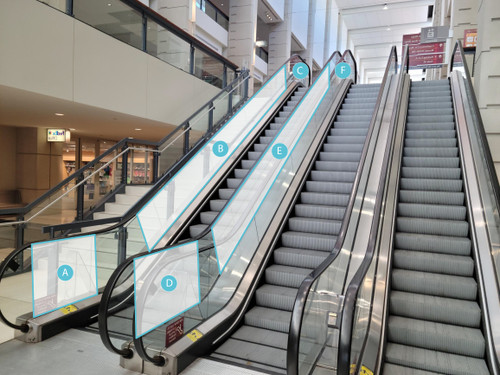 McCormick Place - Escalator Decal MCW2-E3 Level 2