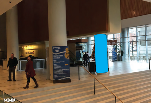 Music City Center - By UPS Column Wrap