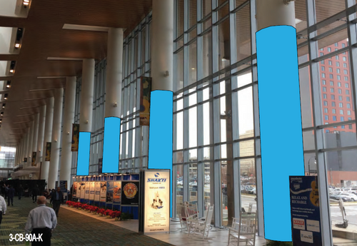 Music City Center - Concourse Column Wrap