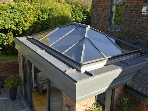 ATLAS Regular Roof Lantern, 200cm (W) x 400cm (L), Neutral, Grey/Grey