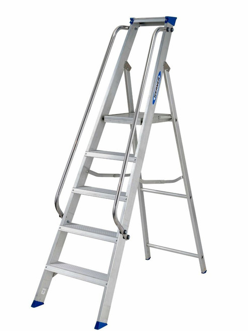 Platform Shop Steps With Handrails 5 Tread