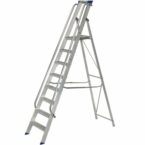 Platform Shop Steps With Handrails 8 Tread