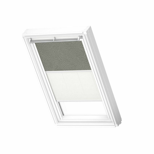 VELUX 4575 Duo blackout Dusty green / white