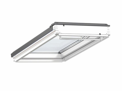 VELUX Centre Pivot Low-Pitch Roof Window GBL White Painted Pine