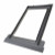 YARDLITE (VELUX style) Centre-Pivot White uPVC Roof Window with Flashing