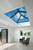 Korniche Roof Lantern with Clear & White/White 100x100cm