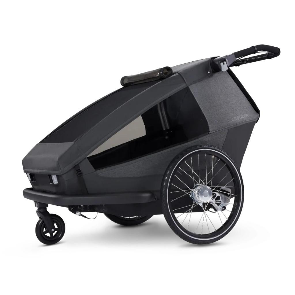  Croozer Yuuna Moonlight Black 2 – Premium Modular Bike Trailer & Dog Stroller (2025 Model)  121001124 Pets Own Us