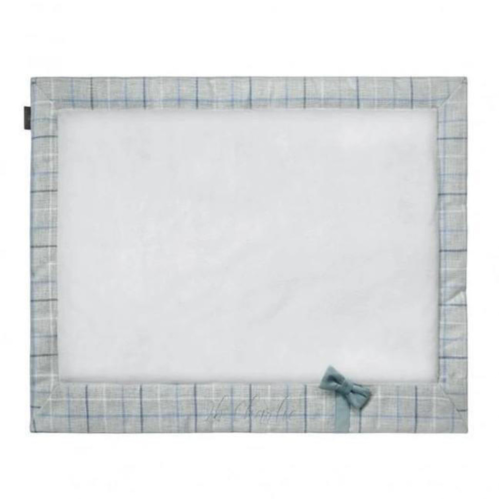 Oh Charlie Charm Blue Travel Mat by Oh Charlie - Blue   Pets Own Us
