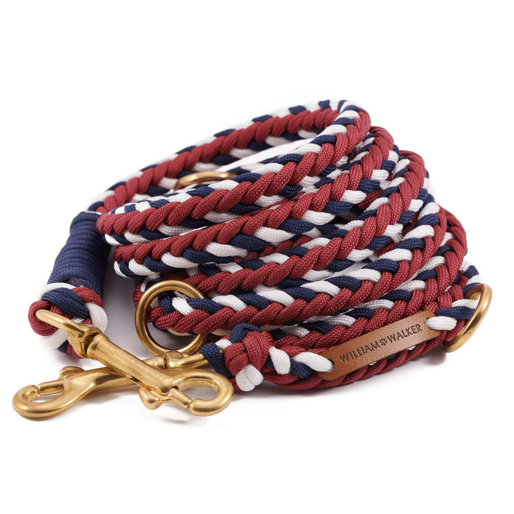 William Walker Paracord Dog Leash by William Walker - Royal  WW-PL-R Pets Own Us