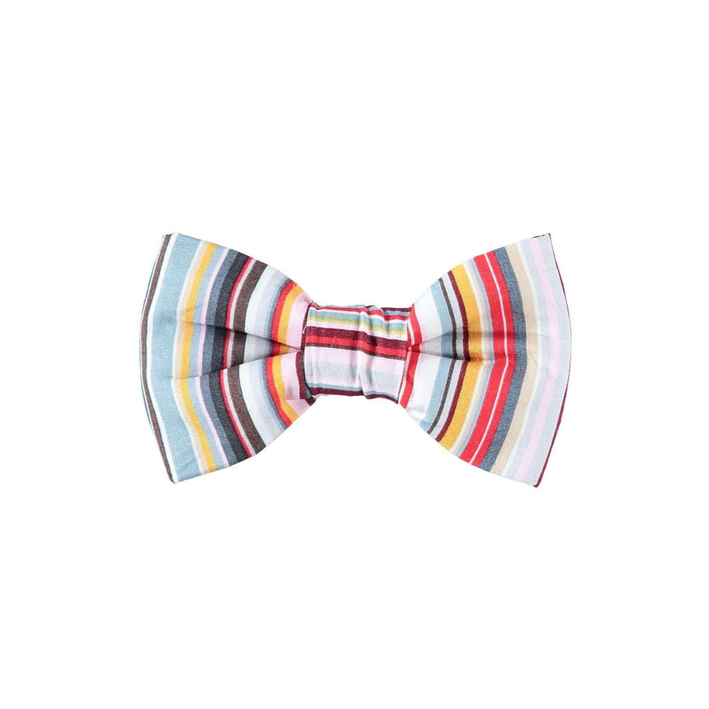  Baker & Bray | Striped Dog Dog Bow Tie | Navy   Pets Own Us