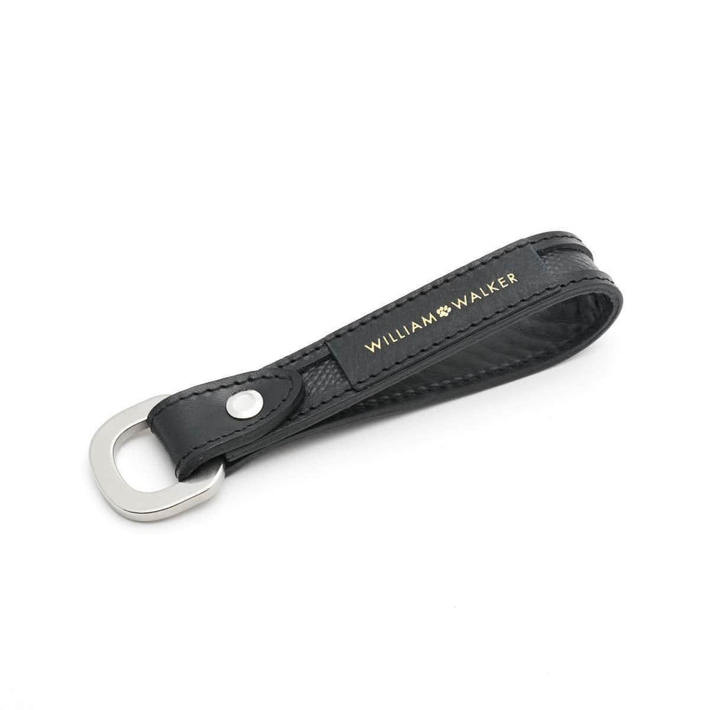 William Walker Leather Keyring by William Walker | La Nobile | Nero Black  122005 Pets Own Us