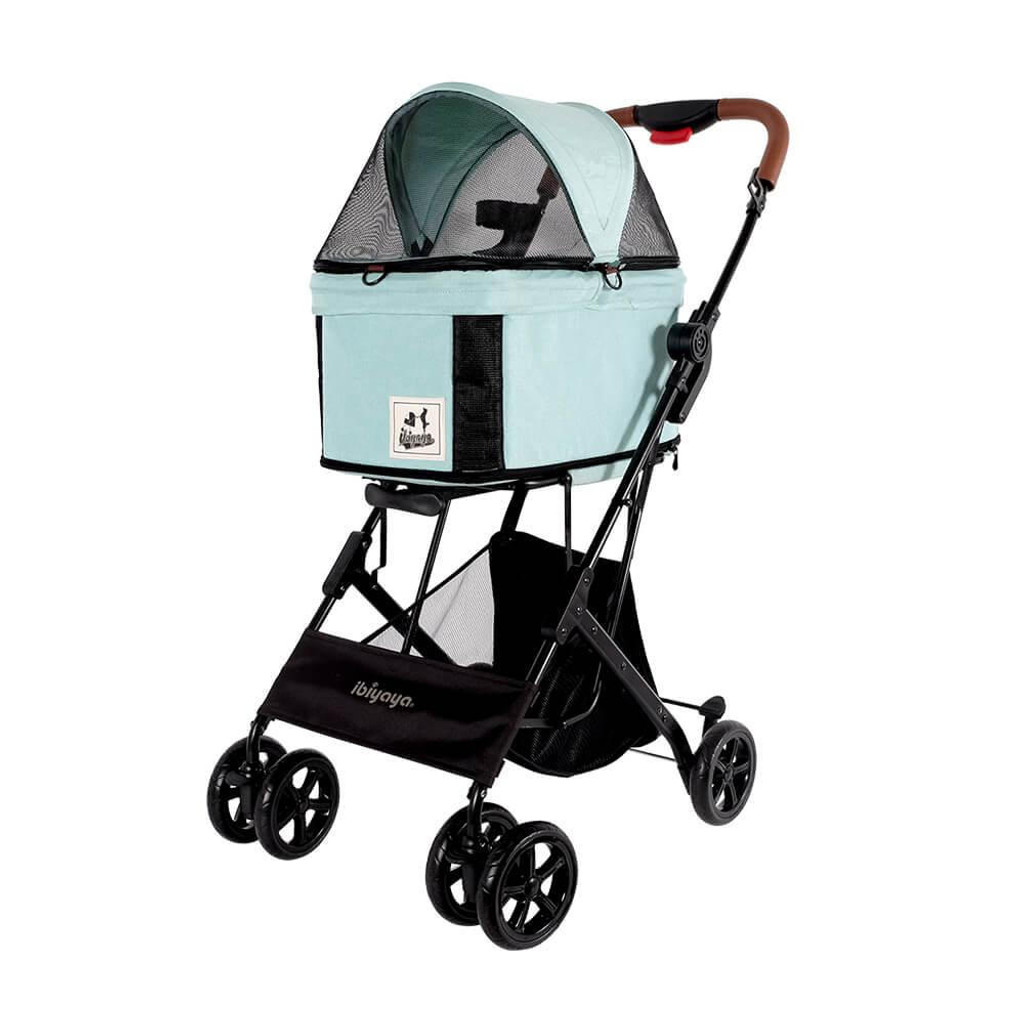  Ibiyaya® Travois Tri-fold Pet Stroller & Travel System - Spearmint  FS2011-G Pets Own Us