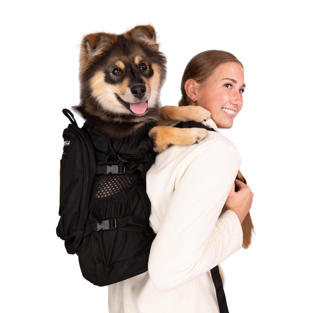  K9 Sports Sack | PLUS 2 Dog Backpack Carrier | 3 Sizes | Jet Black   Pets Own Us