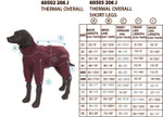Rukka Pets | Thermal Dog Overall | Black   Pets Own Us