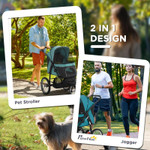 HPZ Pet Rover PawHut Foldable Pet Stroller Jogger  WS134-1 Pets Own Us