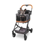 Wonderfold WonderFold P2 | 3-in-1 Pet Stroller Travel System | Glacier Grey  P2-GRY Pets Own Us