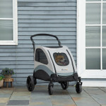 Pawhut PawHut 4-Wheeler Pet Stroller | V01  D00-105V01GY Pets Own Us