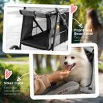 Pawhut PawHut 4-Wheeler Pet Stroller | V01  D00-105V01GY Pets Own Us