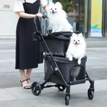  Beberoad Double Pet Stroller & Travel System | T1 | Black  T1-BLK Pets Own Us