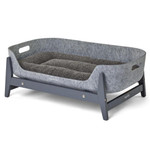 Pup & Kit Petnest Dog Bed & Raised Stand - Slate Grey  SKU BD-PNRS-01C Pets Own Us