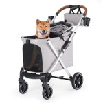  Beberoad X6 | Luxury Pet Stroller | Medium Dogs up to 30kg | 4 Variations  BRUK145-X6-N Pets Own Us