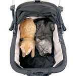  Ibiyaya InstaCollapse Detachable Dog Stroller and Pet Car Seat Carrier Combo | Taupe  FS2404-T Pets Own Us