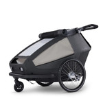  Croozer Yuuna Moonlight Black 2 – Premium Modular Bike Trailer & Dog Stroller (2025 Model)  121001124 Pets Own Us