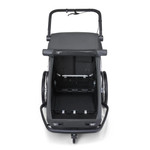  Croozer Yuuna Moonlight Black 2 – Premium Modular Bike Trailer & Dog Stroller (2025 Model)  121001124 Pets Own Us