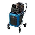  Ibiyaya BigBuddy 2-in-1 Pet Stroller & Soft Crate | Collapsible Wagon for Medium to Large Dogs & Cats | Crystal Teal  FS2480-CT Pets Own Us