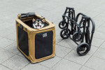  Ibiyaya BigBuddy 2-in-1 Pet Stroller & Soft Crate | Collapsible Wagon for Medium to Large Dogs & Cats | Camel  FS2480-C Pets Own Us