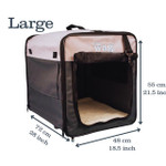  Henry Wag Folding Fabric Travel Pet Crate  400 Pets Own Us