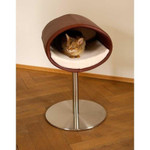 Pet Interiors Rondo Cat Cave Stand in Faux Leather by Pet Interiors   Pets Own Us