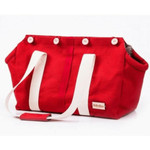 Muffin & Berry Mona Luxury Pet Travel Bag by Muffin & Berry - Red   Pets Own Us