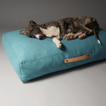 Labbvenn Copenhagen Luxury Dog Bed by Labbvenn in Azure   Pets Own Us