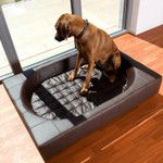 Pet Interiors Cube Faux Leather Luxury Dog Bed By Pet Interiors   Pets Own Us