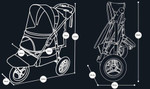 Innopet InnoPet® | Adventure Pet & Dog Stroller | Black / Gold  IPS-036/BG Pets Own Us