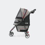 Innopet InnoPet® Avenue Dog & Cat Pram With Rain Cover | Grey/Red  IPS-033/SG Pets Own Us