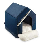 Oh Charlie Allure Doghouse LUXURY by Oh Charlie - Navy Blue   Pets Own Us