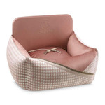 Oh Charlie Glamour Car Seat LUXURY by Oh Charlie - Pink   Pets Own Us