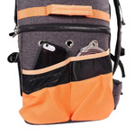  Ibiyaya® Two-Tier Pet Backpack | Orange  FC1980-OG Pets Own Us